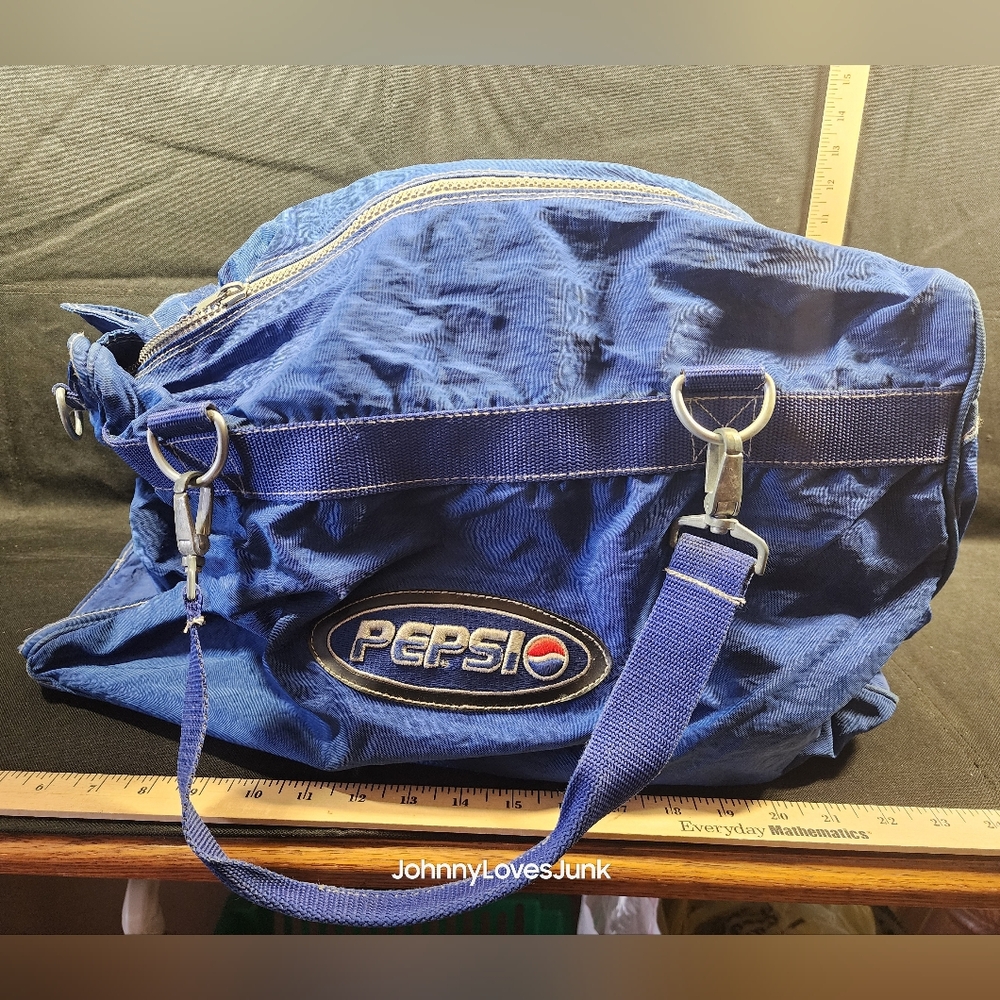 Pepsi Blue Duffel Bag for Men